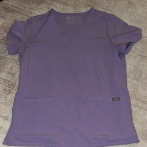 Figs Women's Lavender Dew Scrub Top